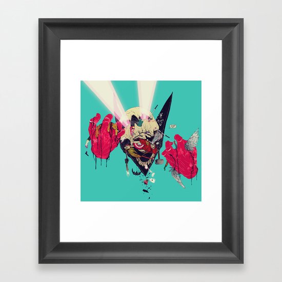 Hero Eater Framed Art Print
