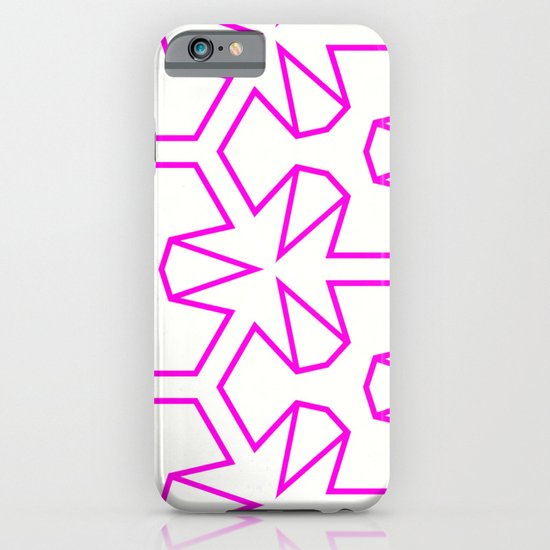 Van Zwaben Pink Neon Pattern iPhone & iPod Case