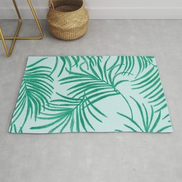 Green Leaves Of Home Rug