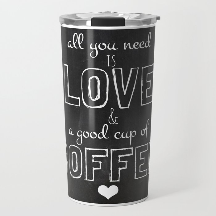 Love and coffee Travel Mug