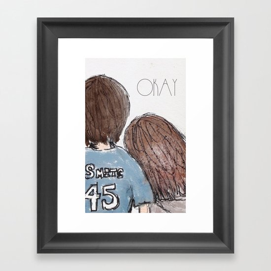 The Fault in Our Stars Framed Art Print