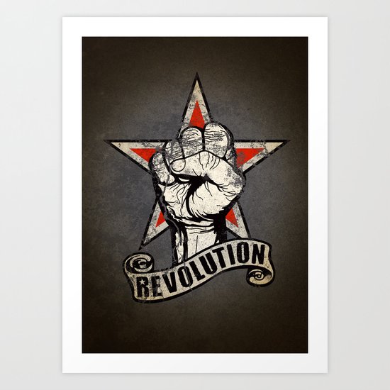 Up The Revolution! Art Print