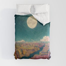 Moonlit Grand Canyon III Comforter