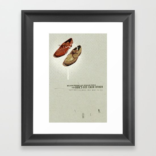 Them | Collage Framed Art Print