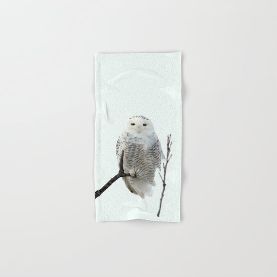 Snowy in the Wind (square) Hand & Bath Towel