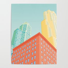 New York tower Poster