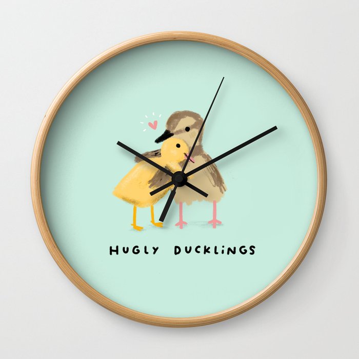 Hugly Ducklings Wall Clock