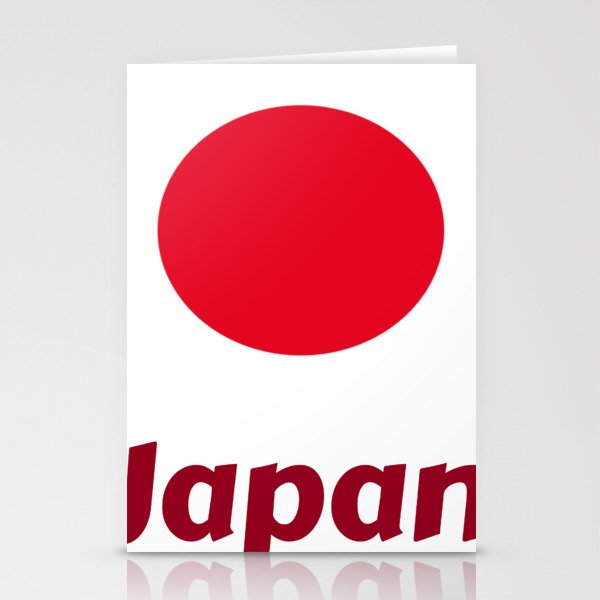 Japan Flag Stationery Cards