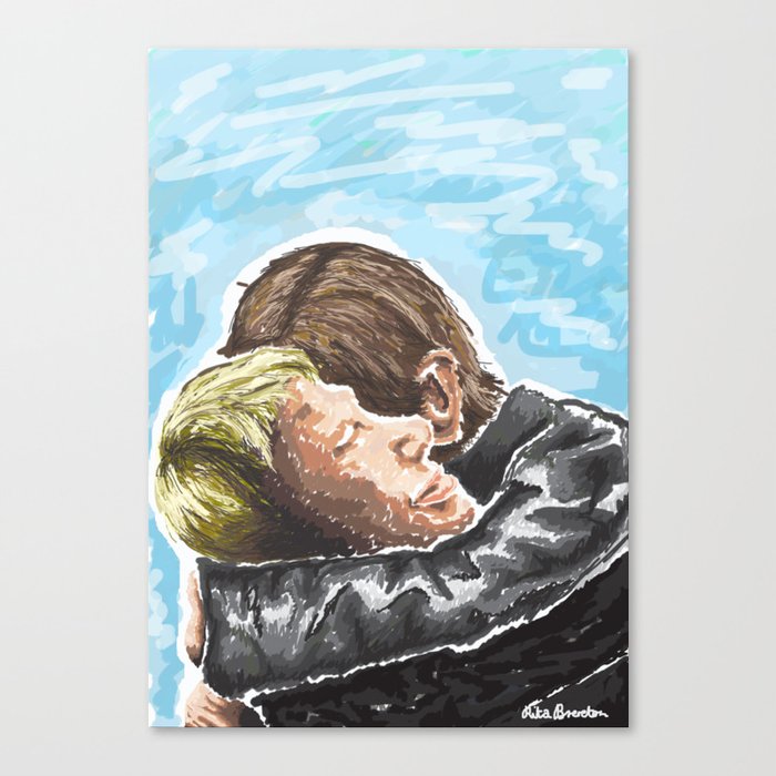 young love Canvas Print