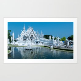 The White Temple (Wat Rong Khun), Chiang Rai, Thailand Art Print