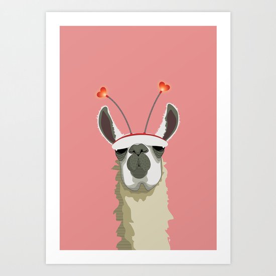Llove You Art Print