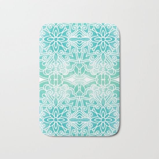 Water Mandala Bath Mat