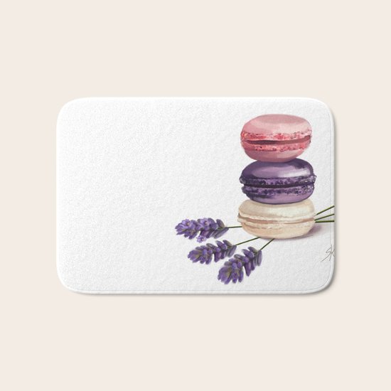 Macarons Bath Mat