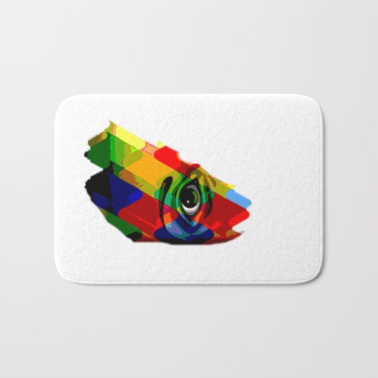 eye posterize Bath Mat
