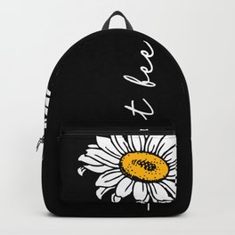 Let It Bee - A Heart For Bees Backpack | Graphicdesign, Beekeeping, Savethebees, Giftfor, Unique, Naturelover, Savetheworld, Beekeeper, Christmas, Letitbee 