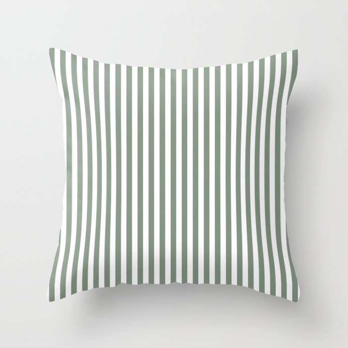 Green clearance stripe pillow