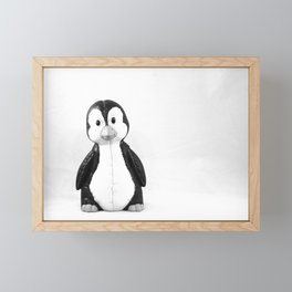 Quincy the Penguin Framed Mini Art Print