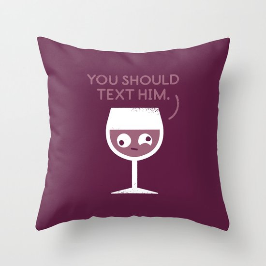 You Red My Mind Throw Pillow