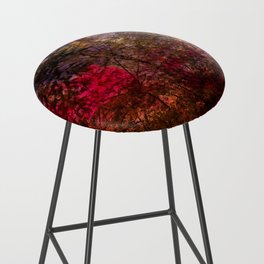 Colorful enchanted forest Bar Stool