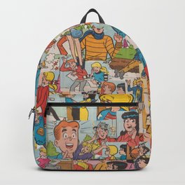 Archie Comics Collage #2 Backpack | Betty, Archie, Collage, Comicbook, Archiecomics, Popart, Veronica, Riverdale, Paper, Jughead 
