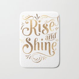 RISE AND SHINE Sign, Bedroom Decor,Home Decor,Living Room Decor,Motivational Quote,Rise And Grind Bath Mat | Typography, Riseandshine, Graphite, Riseandgrind, Digital, Homedecor, Graphicdesign, Livingroomdecor, Black And White, Bedroomdecor 