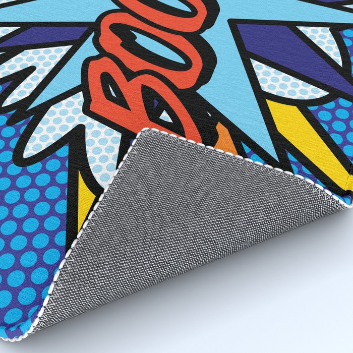 Comic Book BOOM! Rug by theimagezone Society6