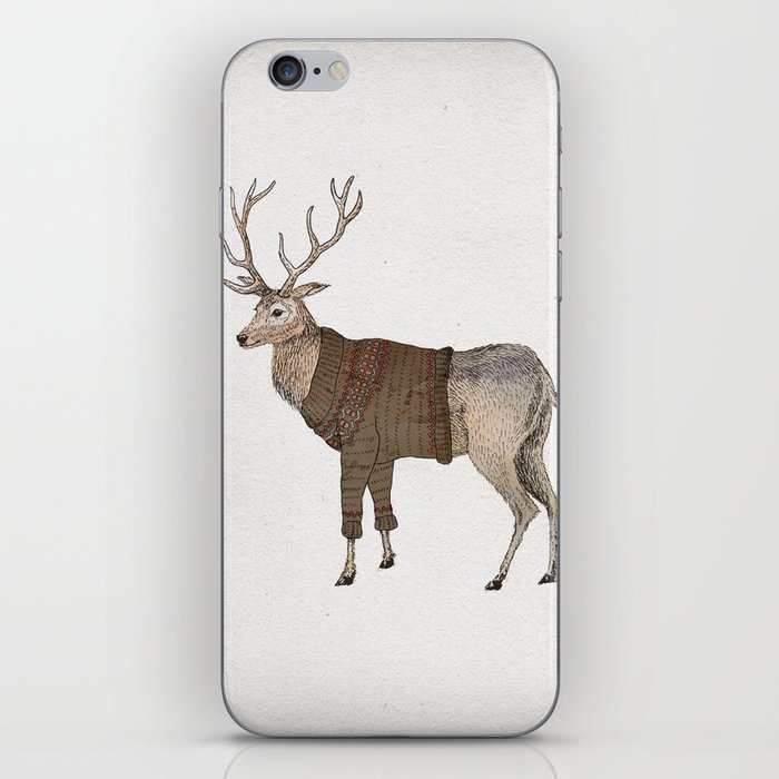 Winter Stag iPhone Skin