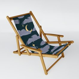 Cloudy night skies Sling Chair