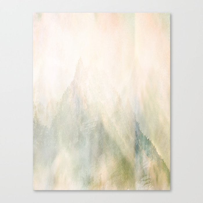 Pastel Mountains Canvas Print