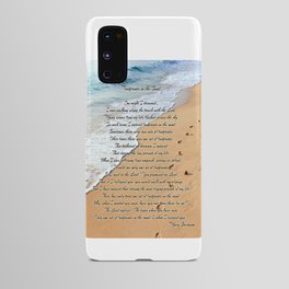 Footprints in The Sand Android Case
