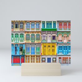 The Singapore Shophouse Mini Art Print