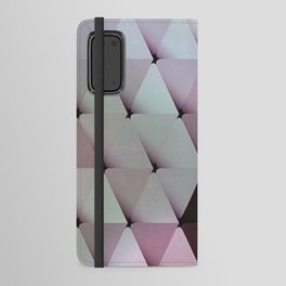 Triangles Macro Twilight Pink Mauve Android Wallet Case