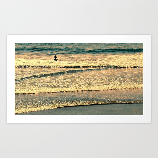 Golden Boy Art Print