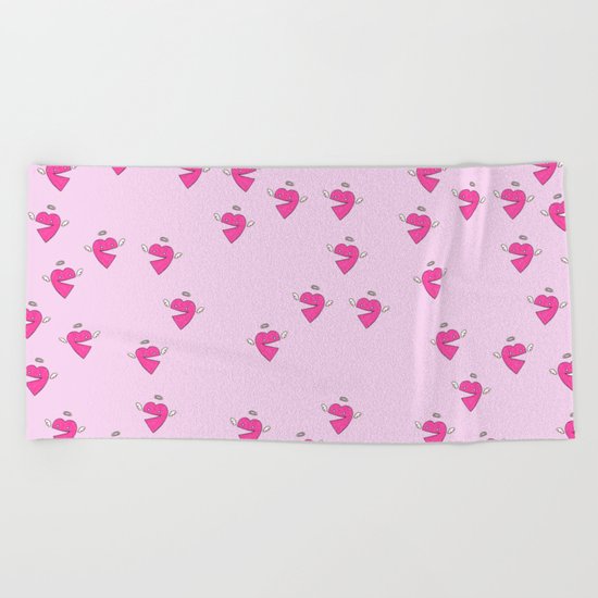 Listen to your heart Beach Towel