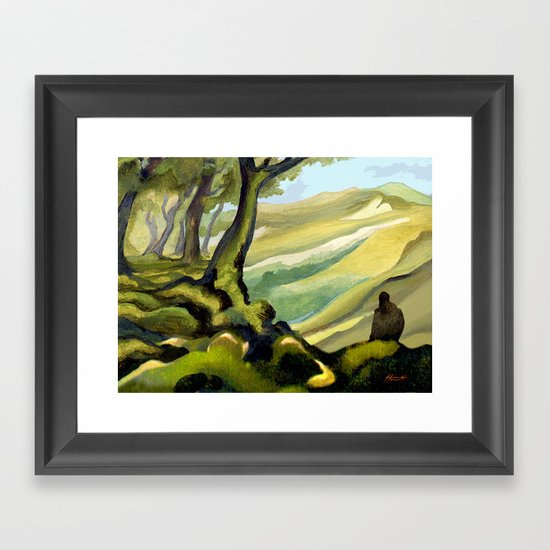 On The Edge Framed Art Print