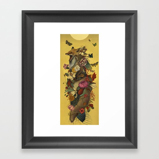 Fox Confessor Framed Art Print
