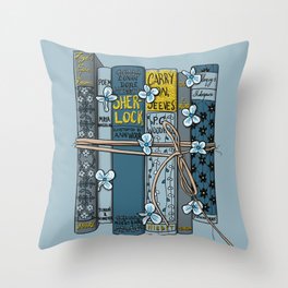 Book-type Packages Tied Up With String Throw Pillow