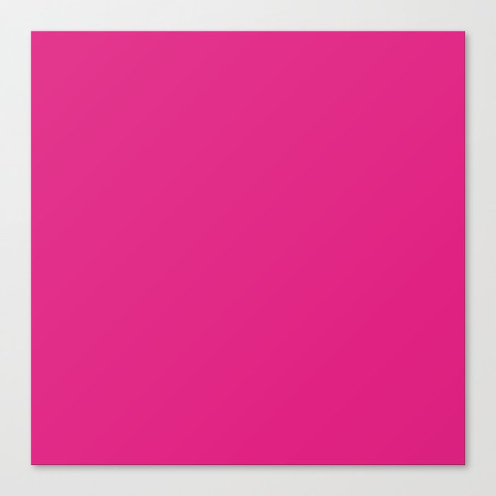Hot Pink Elegance Canvas Print