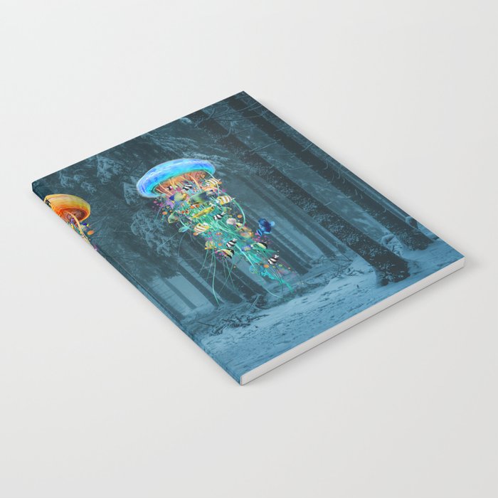 New Winter forest of Electric Jellyfish Notebook