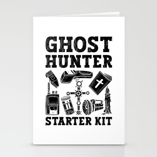 Ghost Hunting Ghost Hunter Starter Kit Paranormal Stationery Cards