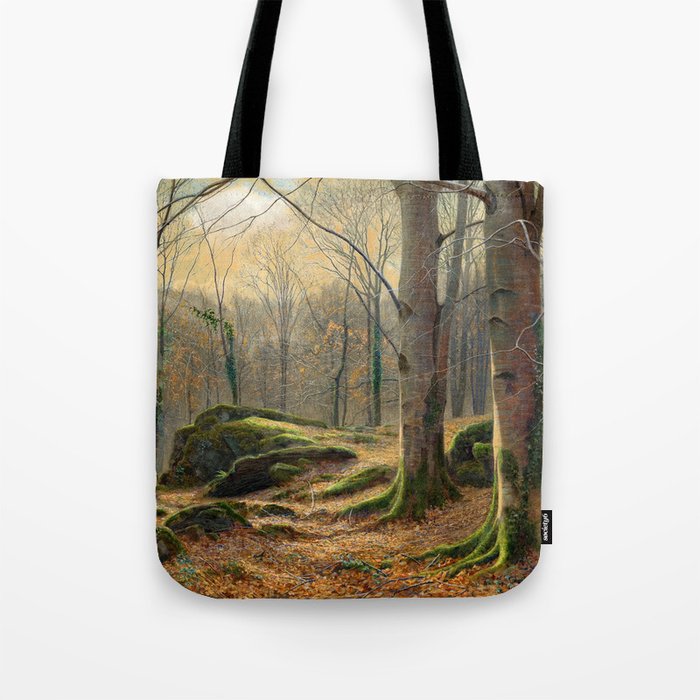 A Winter Morning, Hoar Frost Melting, 1892 by James Thomas Watts Tote Bag