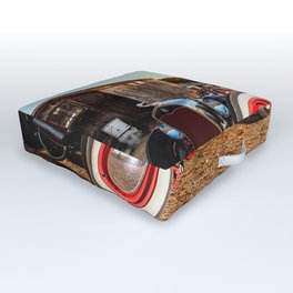 Hot Rod Outdoor Floor Cushion | Color, Digital, Art, Photo, Oldschool, Vintage, Antique, Walldecor, Transportation, Fathersday 