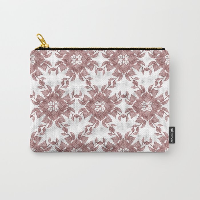 Pink Pattern Carry-All Pouch