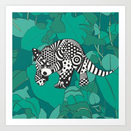 PandOo in the jungle Art Print