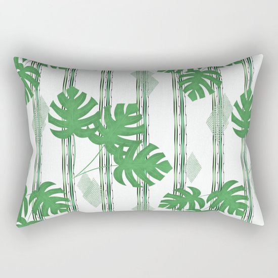 Monstera Rectangular Pillow