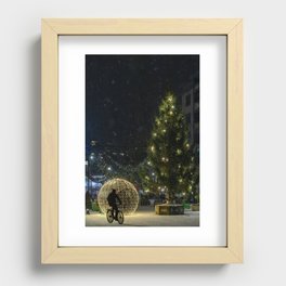 Stockholm Christmas Recessed Framed Print