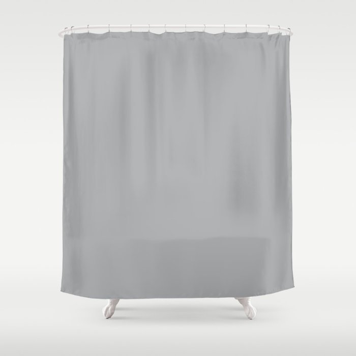 Alien Gray Shower Curtain
