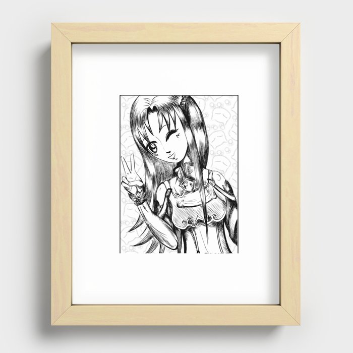 Asuna Recessed Framed Print