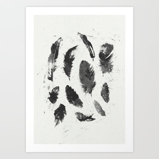Feathers Art Print