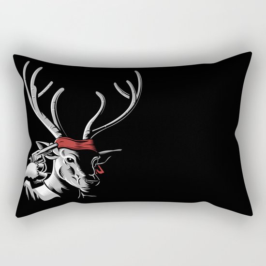 The Deer Hunter Rectangular Pillow